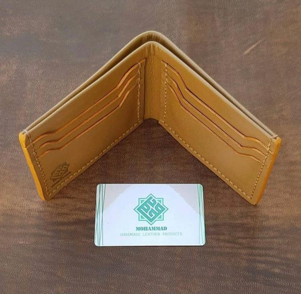 کیف پول چرم طبیعی دستدوز کد محصول: M4