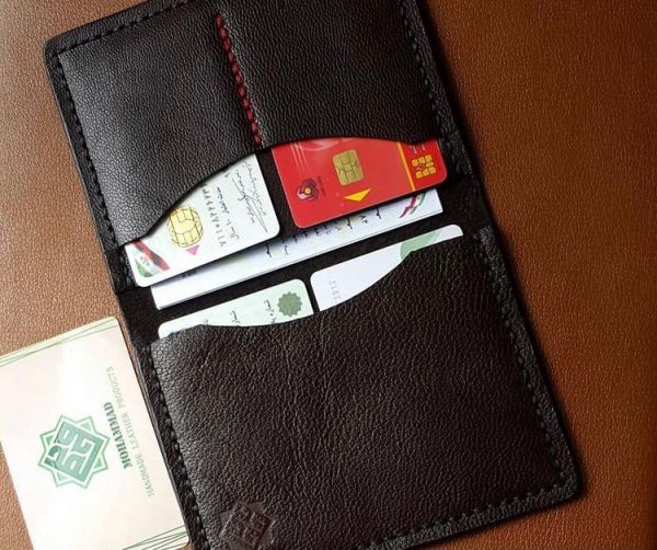 کیف مدارک ماشین چرم طبیعی دستدوز