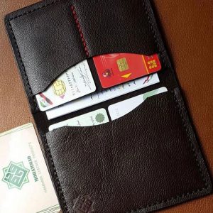 کیف مدارک ماشین چرم طبیعی دستدوز
