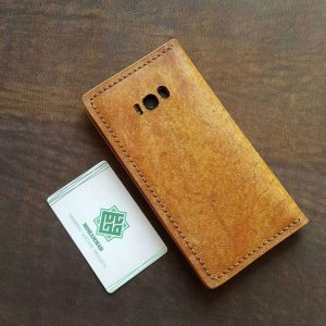 کیف موبایل چرم طبیعی دستدوز مدل Galaxy S8 Plus کد محصول O1