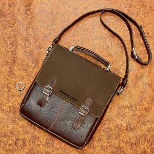 کیف اسپرت ( کراس بادی ) چرم طبیعی دستدوز کد‌محصول:S28