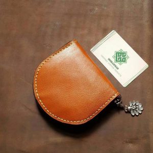کیف کارت زیپ دار چرم طبیعی دستدوز کد محصول: C9