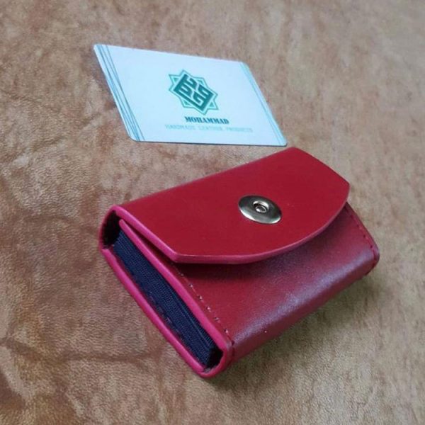کیف کارت آکاردئونی چرم طبیعی دستدوز  کد محصول: C16