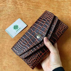 کیف پول و موبایل چرم طبیعی دستدوز کد محصول:m4
